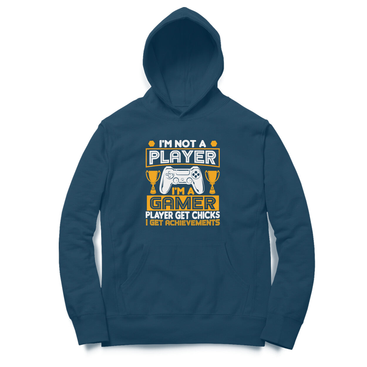 Men's I'm Not A Player I'm A Gamer Graphics Printed Hoodies