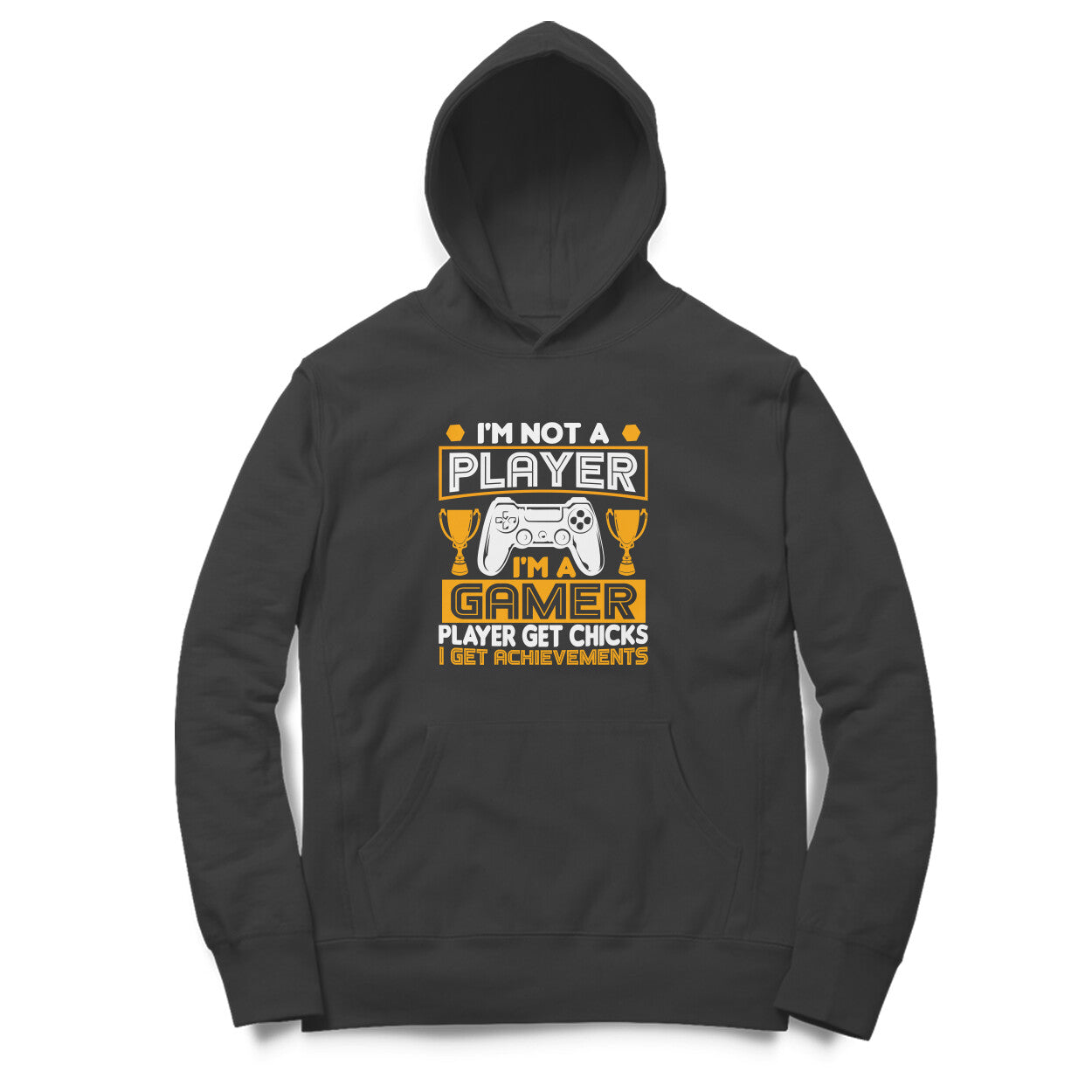 Women's I'm Not A Player I'm A Gamer Graphics Printed Hoodies Main image