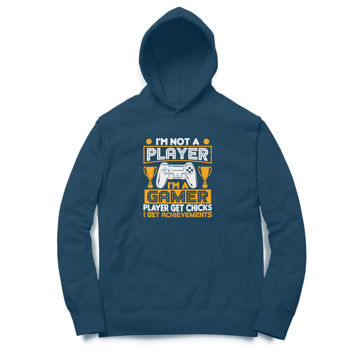Women's I'm Not A Player I'm A Gamer Graphics Printed Hoodies