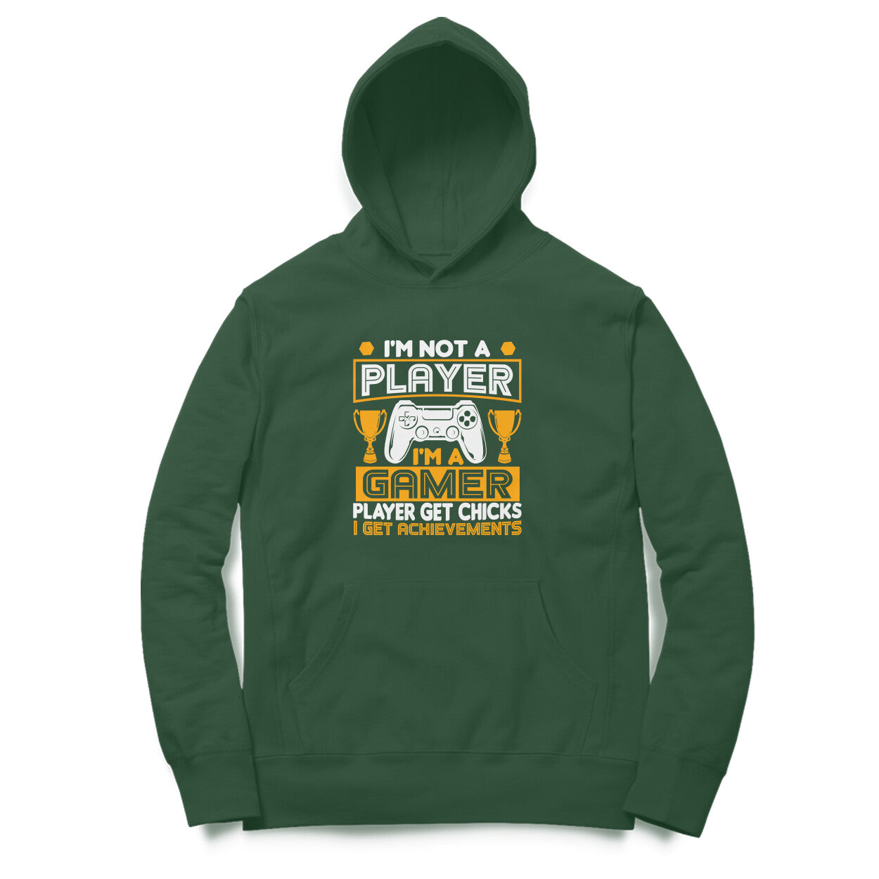Women's I'm Not A Player I'm A Gamer Graphics Printed Hoodies