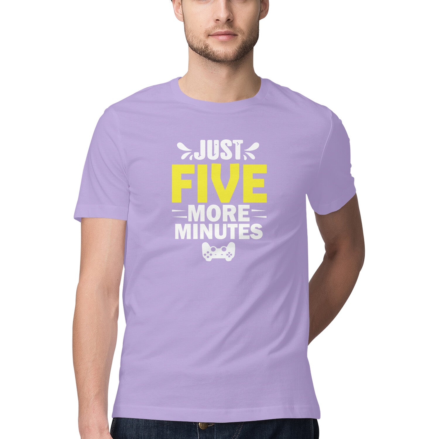 Men's Just Five More Minutes Graphics Printed T-Shirt