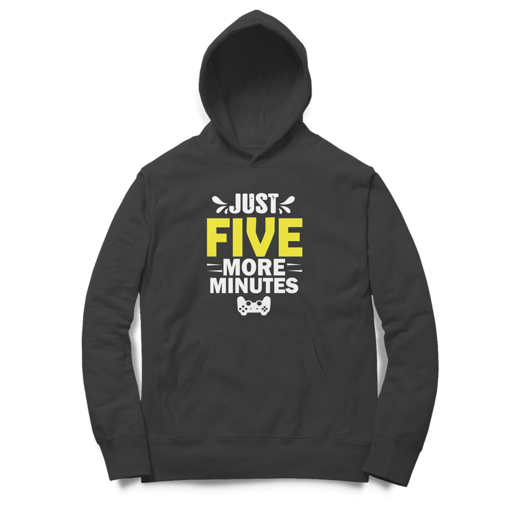 Men's Just Five More Minutes Graphics Printed Hoodies
