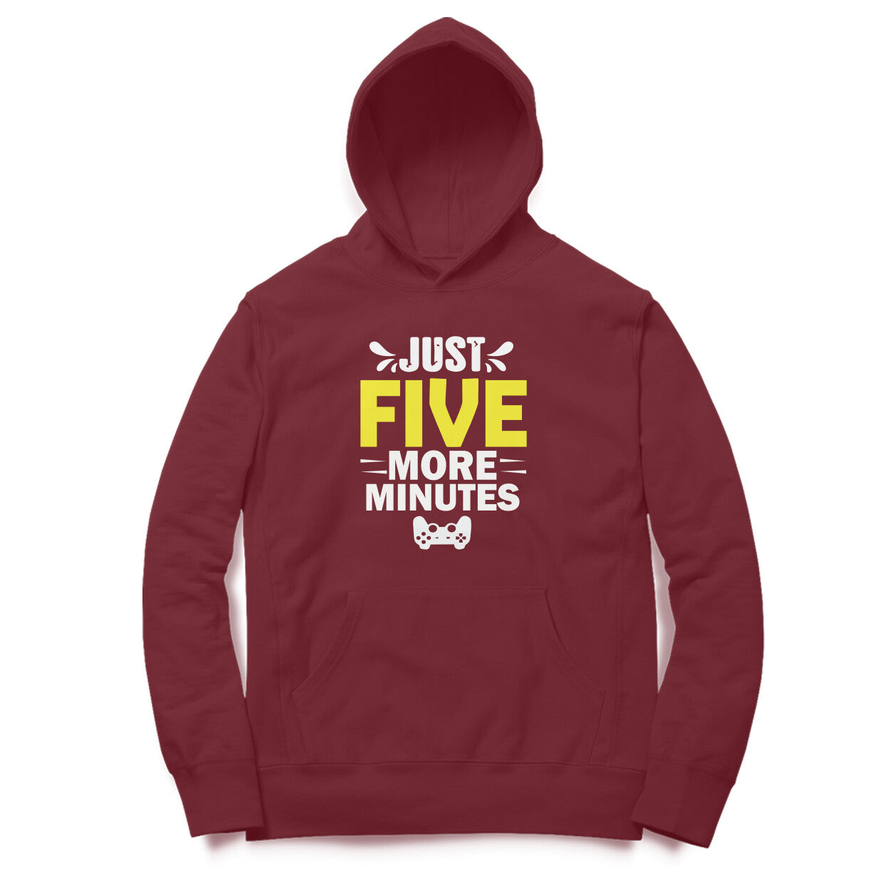 Men's Just Five More Minutes Graphics Printed Hoodies