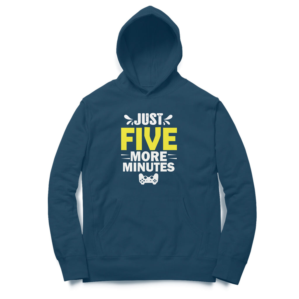 Men's Just Five More Minutes Graphics Printed Hoodies