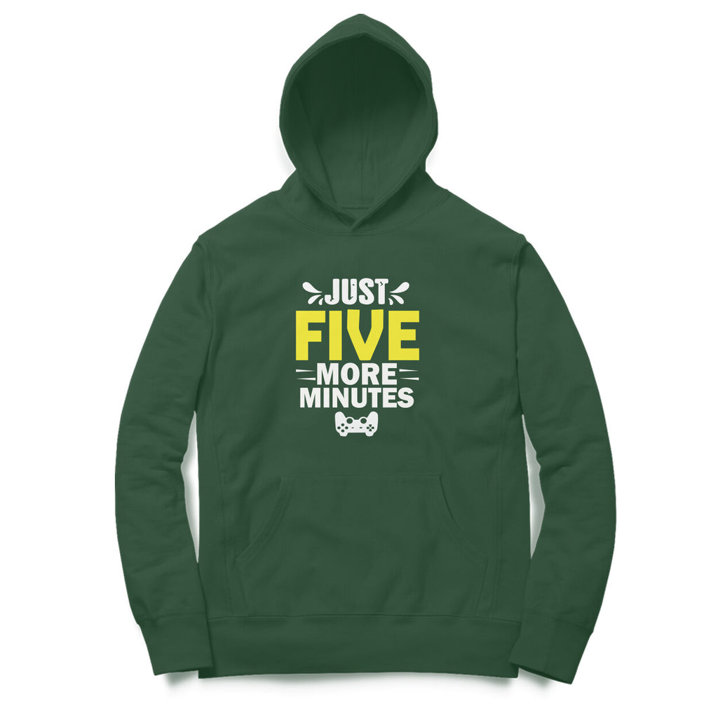 Women's Just Five More Minutes Graphics Printed Hoodies