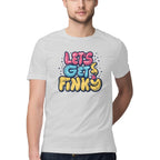 Men's Lests Get Finky Design Printed T-Shirt