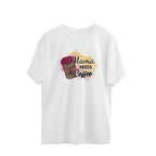 Women's Mama Need Coffee Graphics Printed Oversized T-Shirt