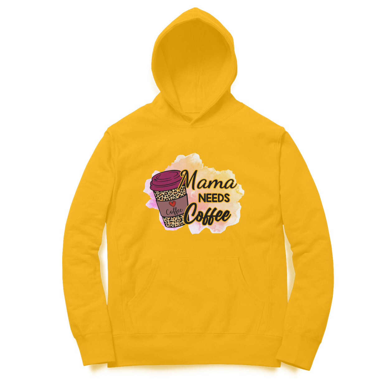Women's Mama Need Coffee Graphics Printed Hoodies Secondary image