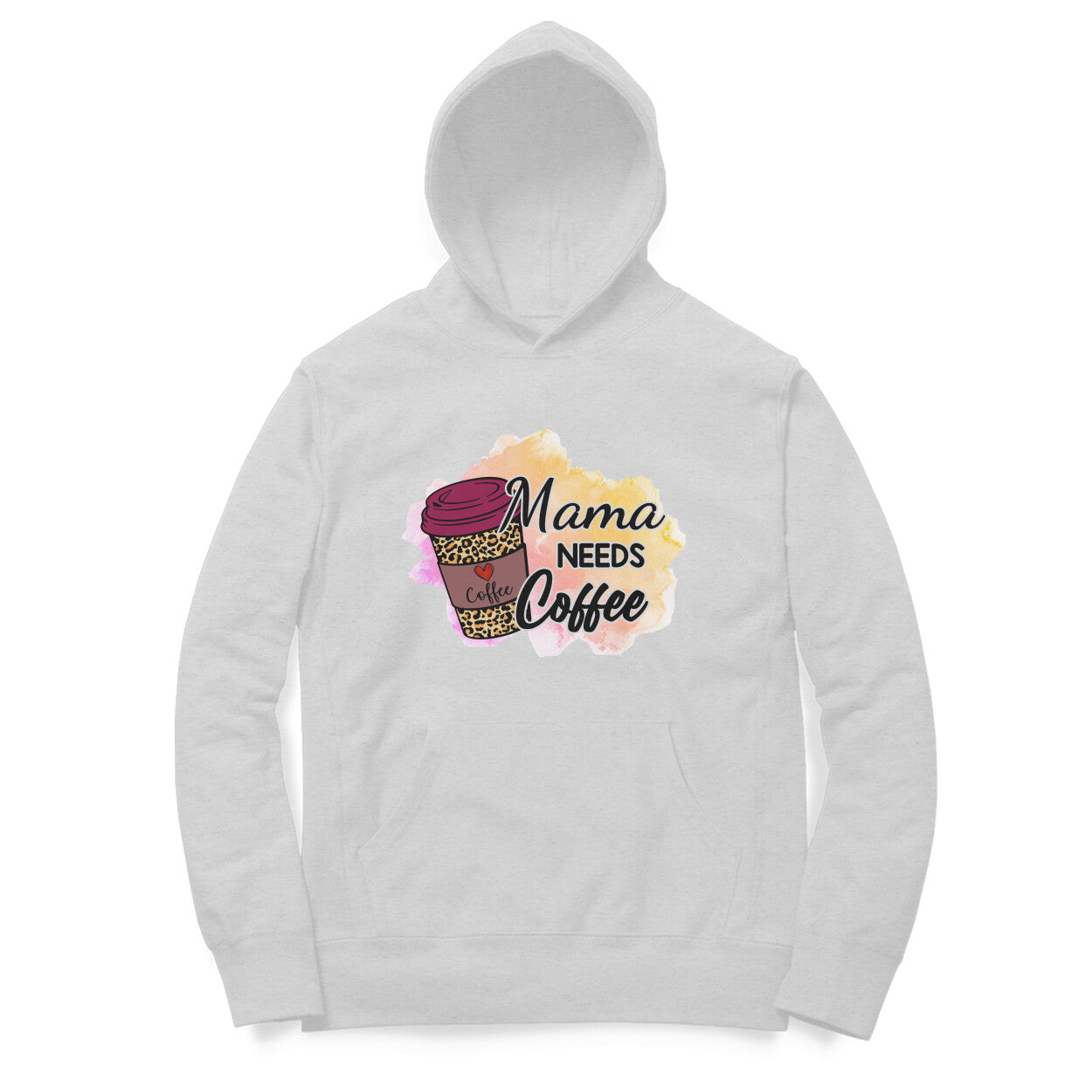 Women's Mama Need Coffee Graphics Printed Hoodies