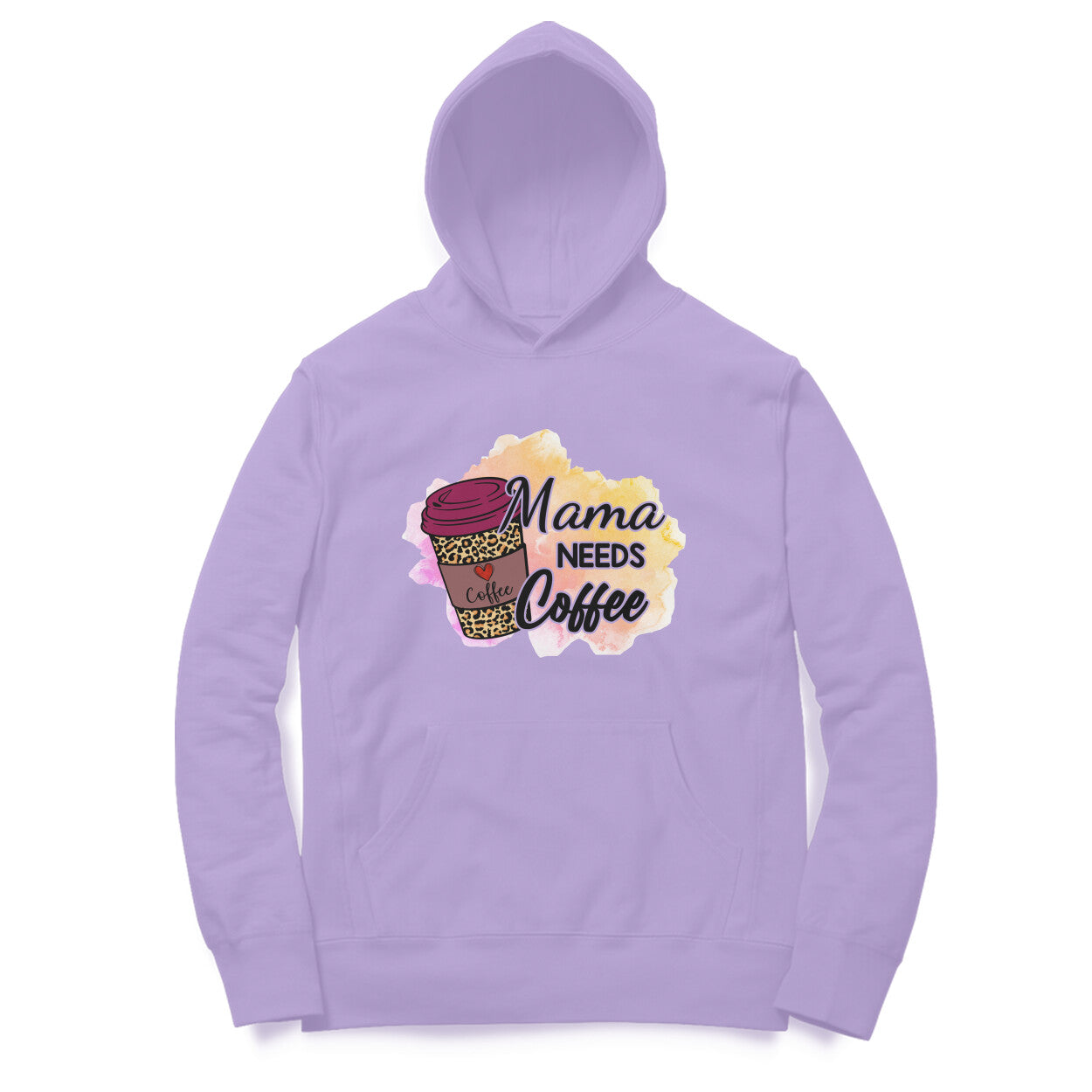 Women's Mama Need Coffee Graphics Printed Hoodies