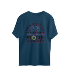 Men's Do Not Disturb Gaming Mode Activated Graphics Printed Oversized T-Shirt