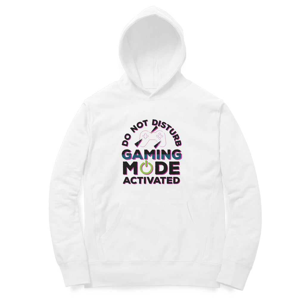 Men's Do Not Disturb Gaming Mode Activated Graphics Printed Hoodies