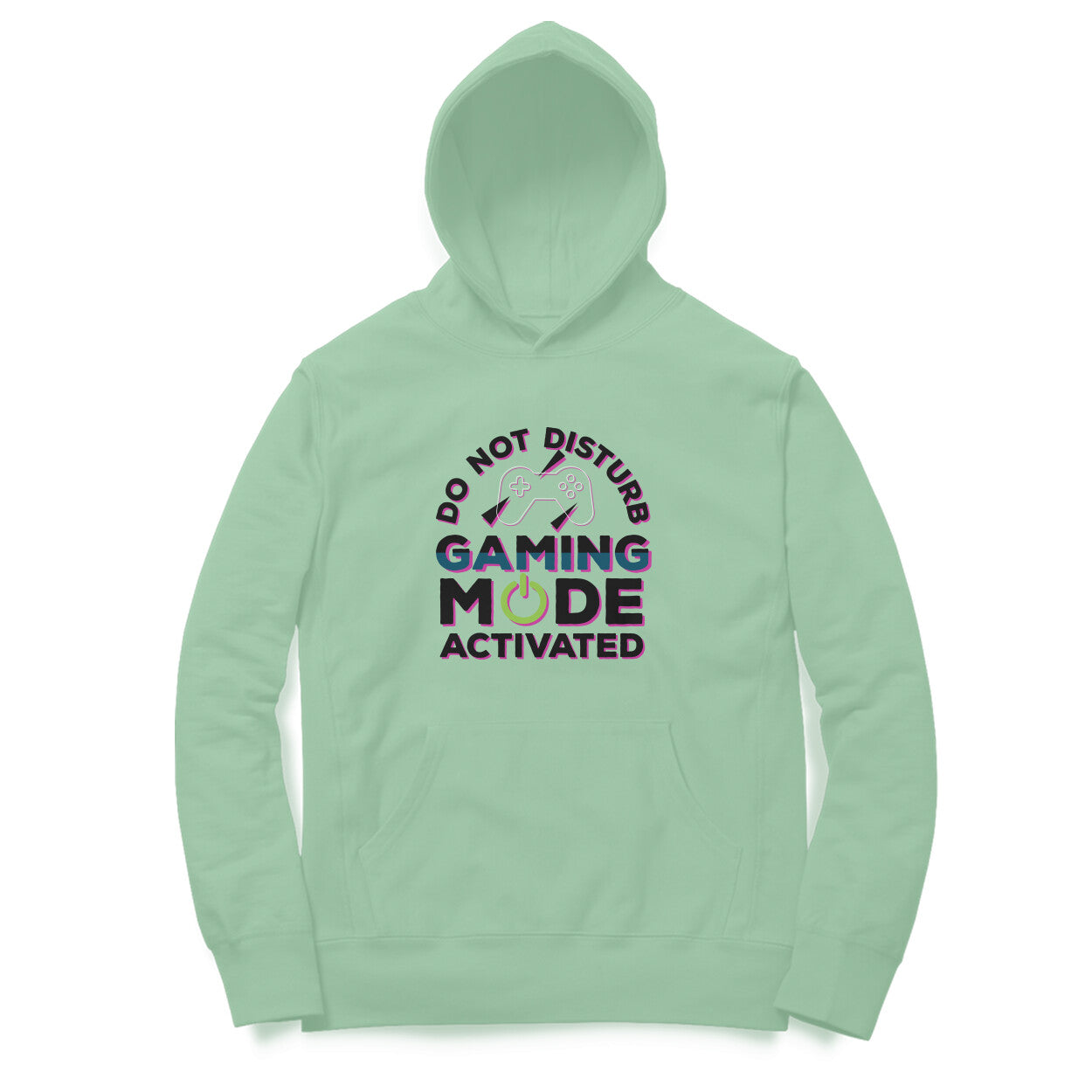 Men's Do Not Disturb Gaming Mode Activated Graphics Printed Hoodies