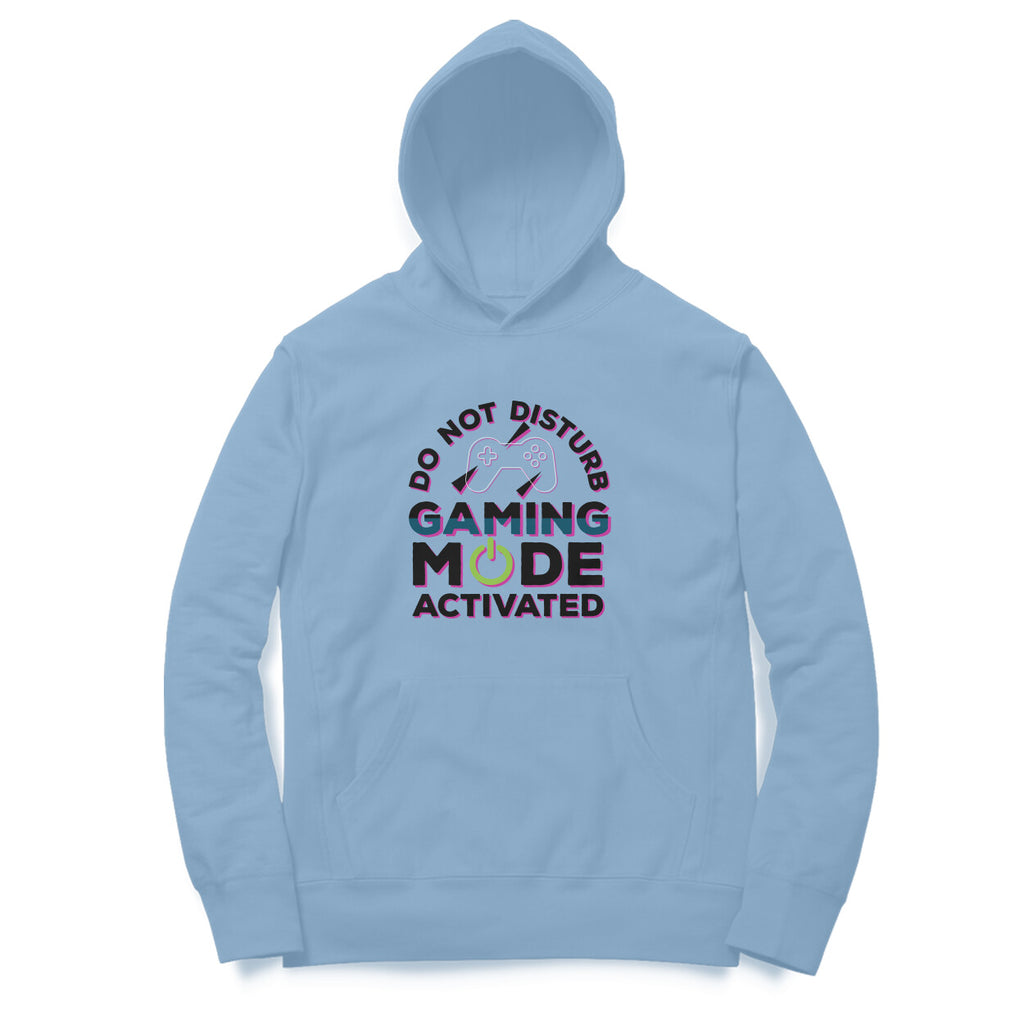 Men's Do Not Disturb Gaming Mode Activated Graphics Printed Hoodies