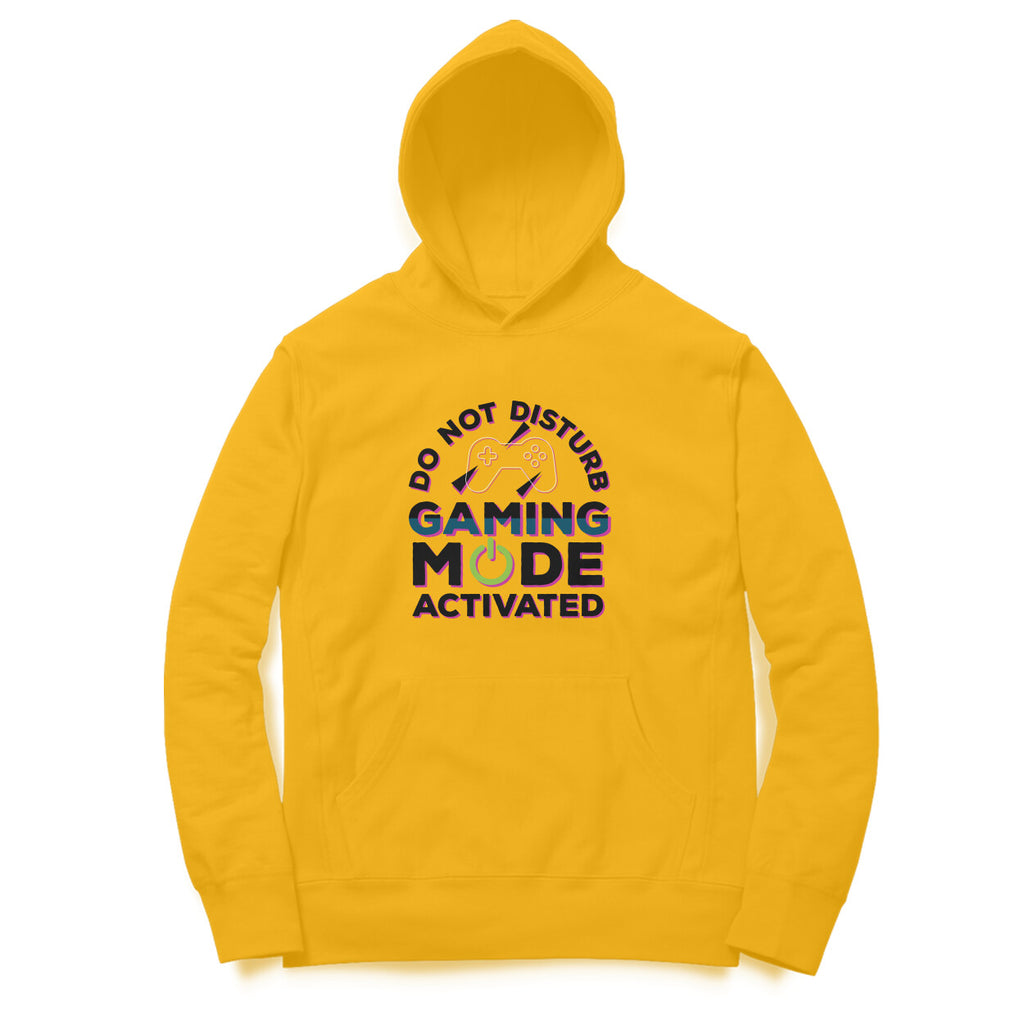 Men's Do Not Disturb Gaming Mode Activated Graphics Printed Hoodies