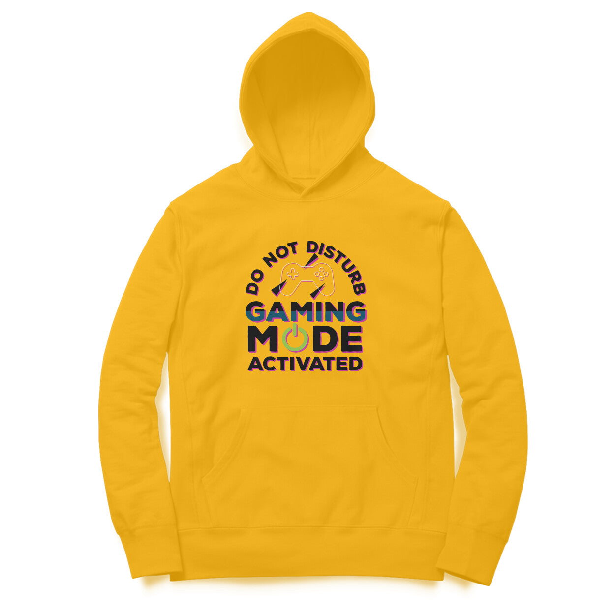 Men's Do Not Disturb Gaming Mode Activated Graphics Printed Hoodies