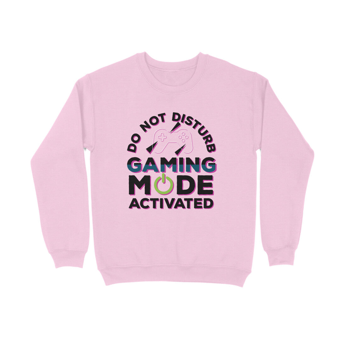 Men's Do Not Disturb Gaming Mode Activated Graphics Printed Sweatshirts