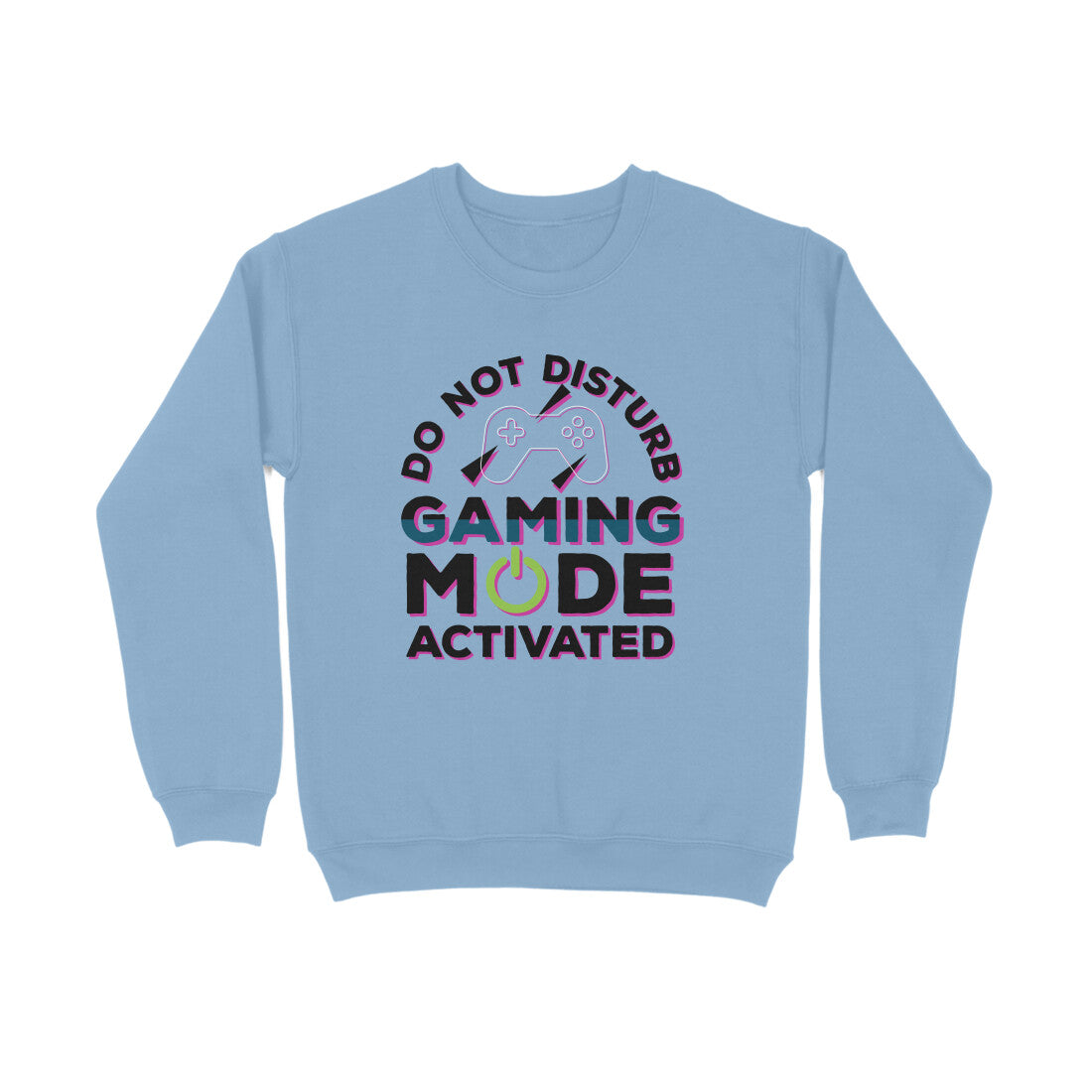 Men's Do Not Disturb Gaming Mode Activated Graphics Printed Sweatshirts