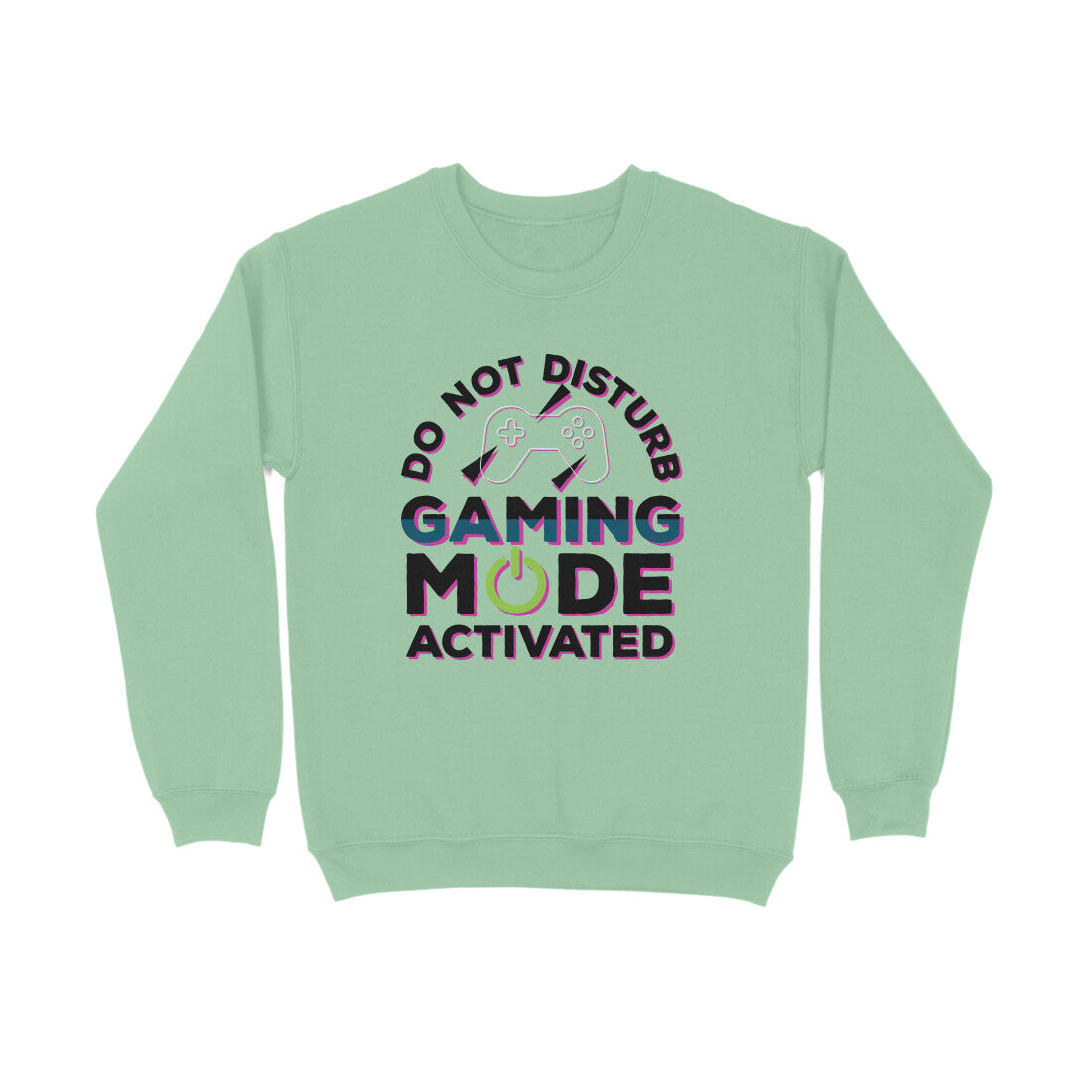 Men's Do Not Disturb Gaming Mode Activated Graphics Printed Sweatshirts