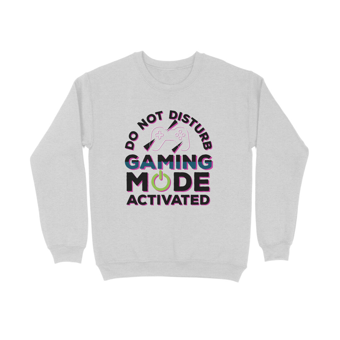 Men's Do Not Disturb Gaming Mode Activated Graphics Printed Sweatshirts