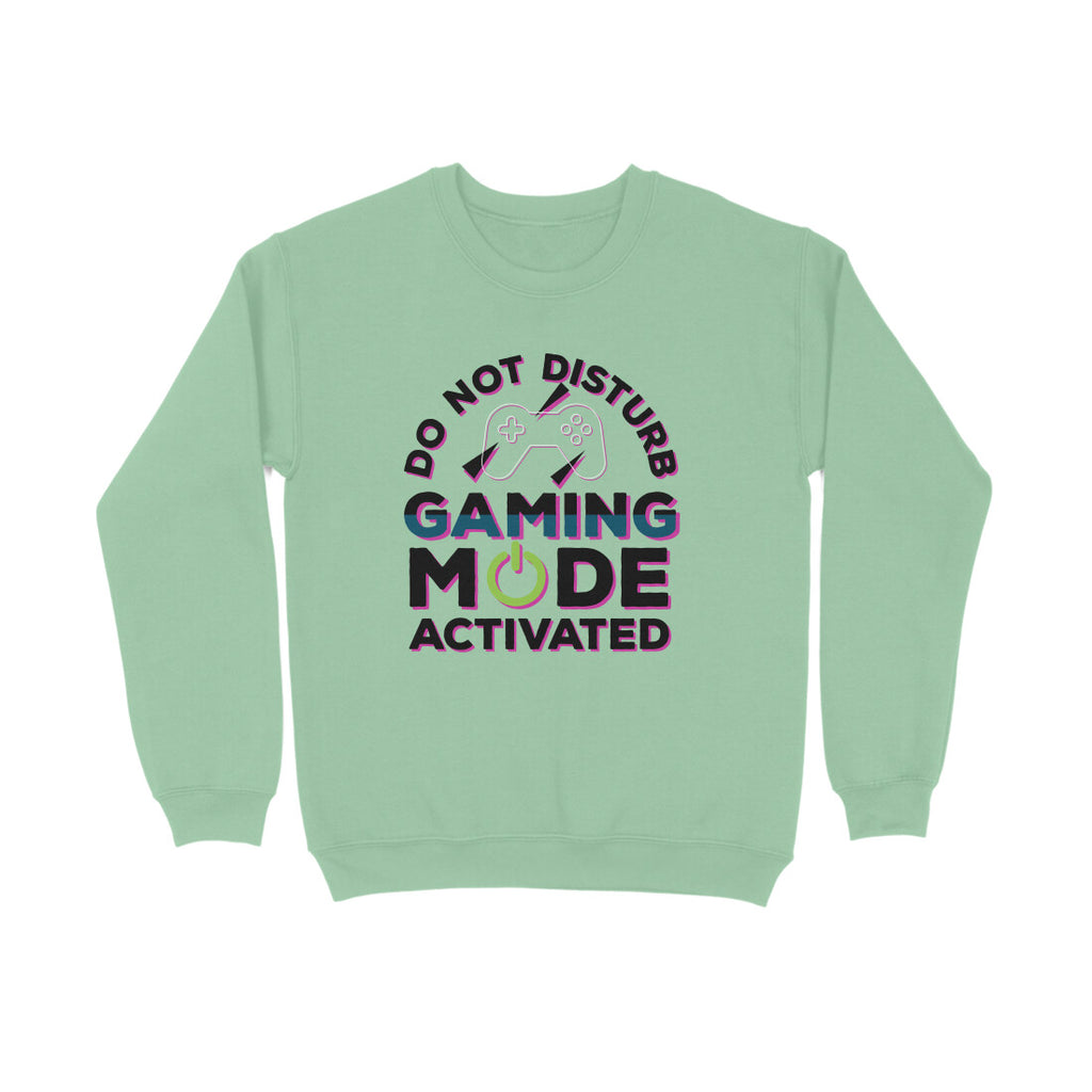 Women's Do Not Disturb Gaming Mode Activated Graphics Printed Sweatshirts