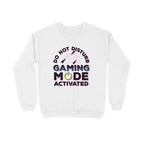 Women's Do Not Disturb Gaming Mode Activated Graphics Printed Sweatshirts