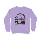 Women's Do Not Disturb Gaming Mode Activated Graphics Printed Sweatshirts