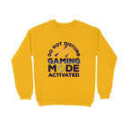 Women's Do Not Disturb Gaming Mode Activated Graphics Printed Sweatshirts