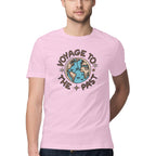 Men's Voyage to the Past Design Printed T-Shirt