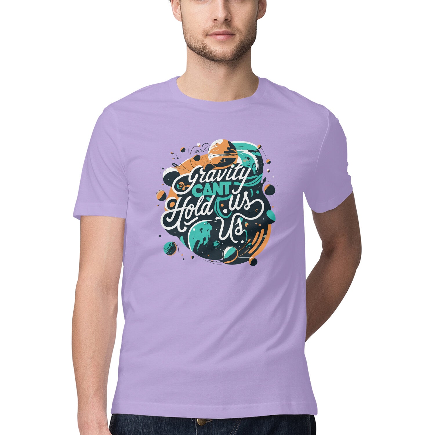 Men's Gravity Cant Hold Us Design Printed T-Shirt