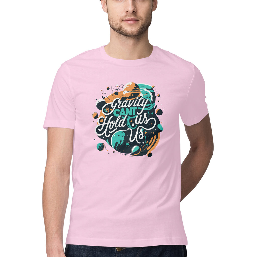 Men's Gravity Cant Hold Us Design Printed T-Shirt