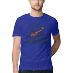 Men's Explore the Uncharted Design Printed T-Shirt