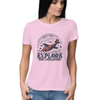 Women's Explore the Uncharted Graphics Printed T-Shirt