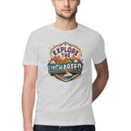 Men’s Explore the Uncharted New Design Printed T-Shirt