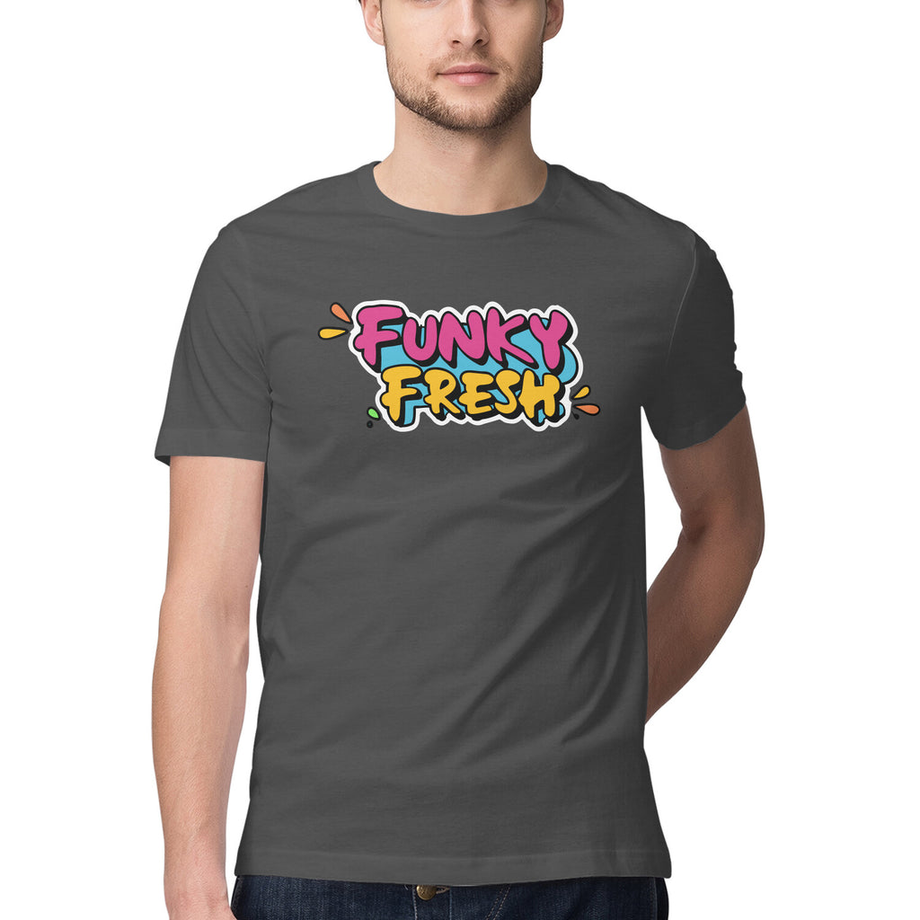 Men's Funky Fresh Design Printed T-Shirt