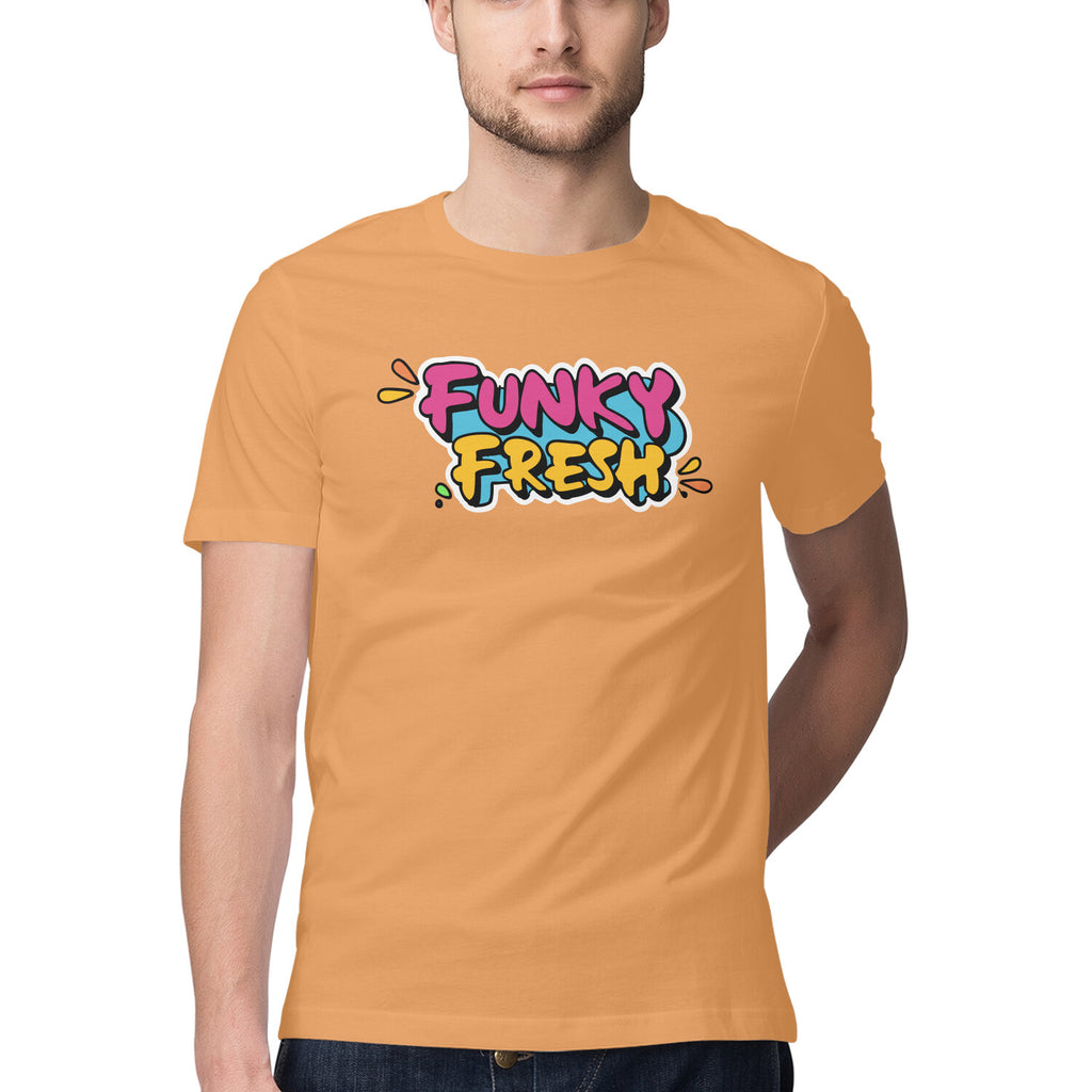 Men's Funky Fresh Design Printed T-Shirt