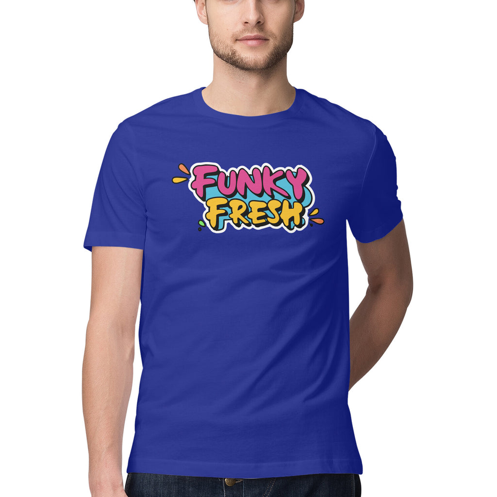 Men's Funky Fresh Design Printed T-Shirt