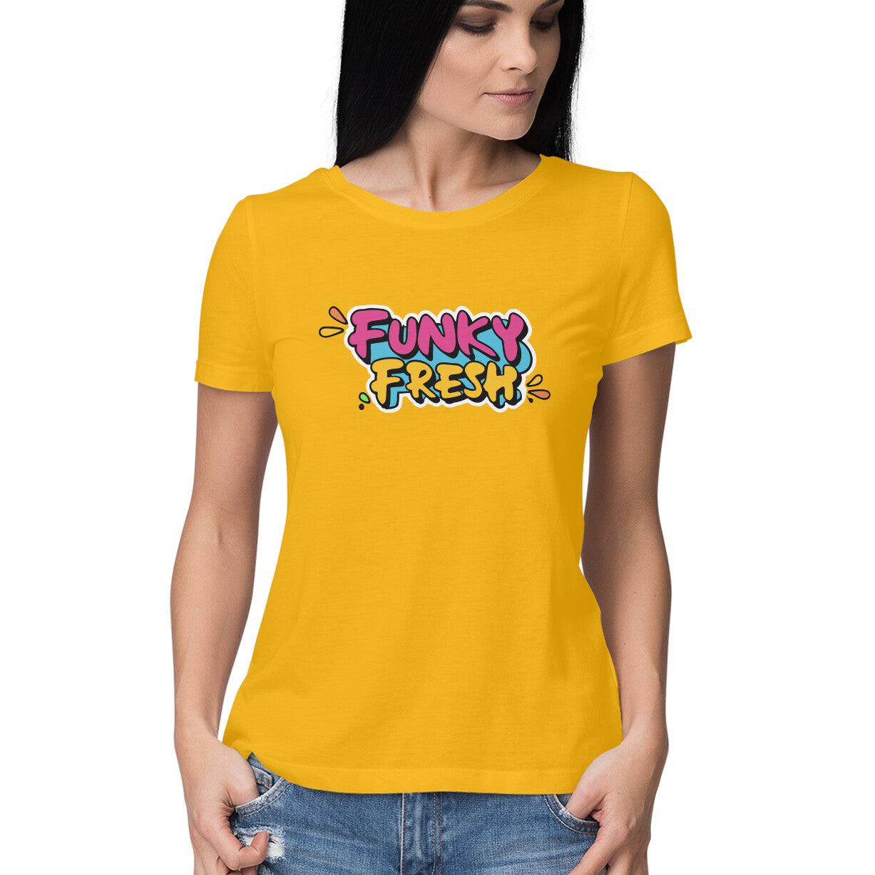 Women's Funky Fresh Graphics Printed T-Shirt