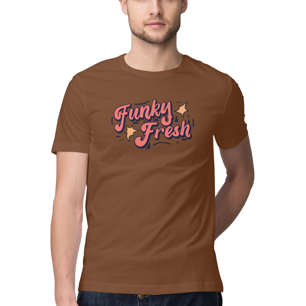 Men's Funky Fresh Design Printed T-Shirt