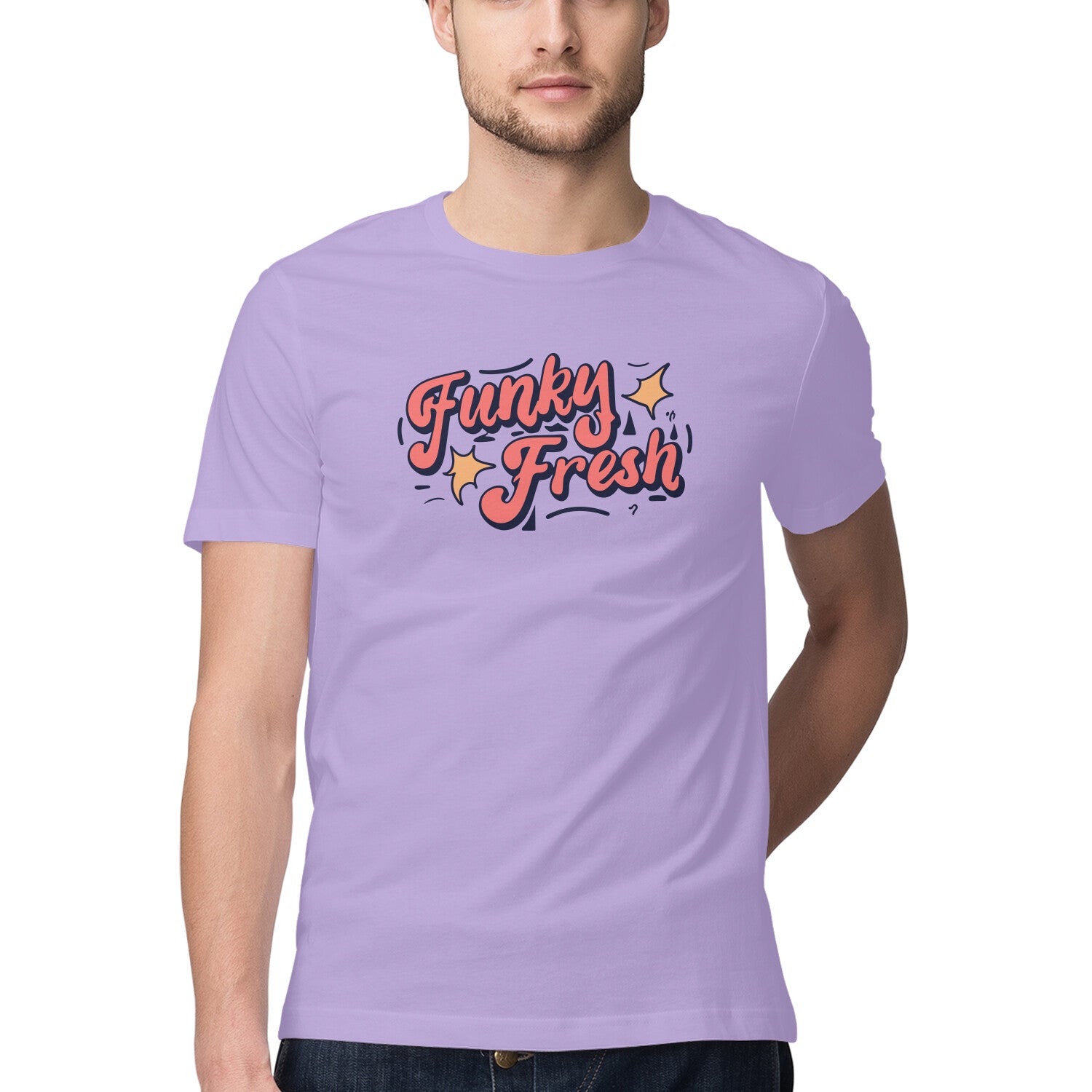 Men's Funky Fresh Design Printed T-Shirt