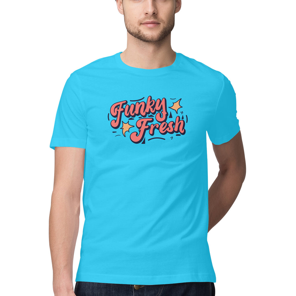 Men's Funky Fresh Design Printed T-Shirt