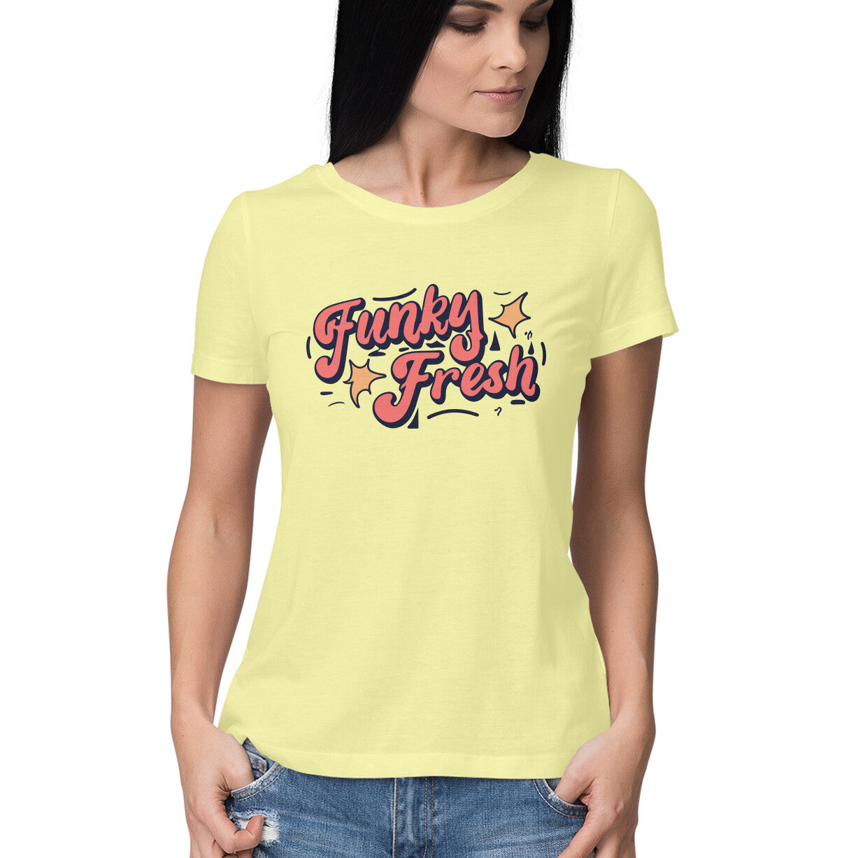 Women's Funky Fresh Graphics Printed T-Shirt