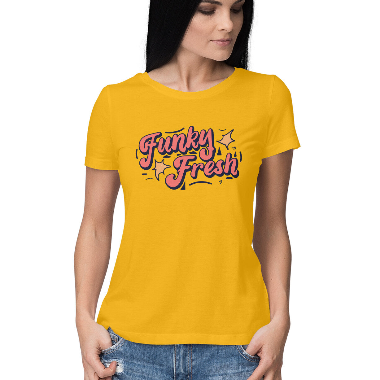 Women's Funky Fresh Graphics Printed T-Shirt