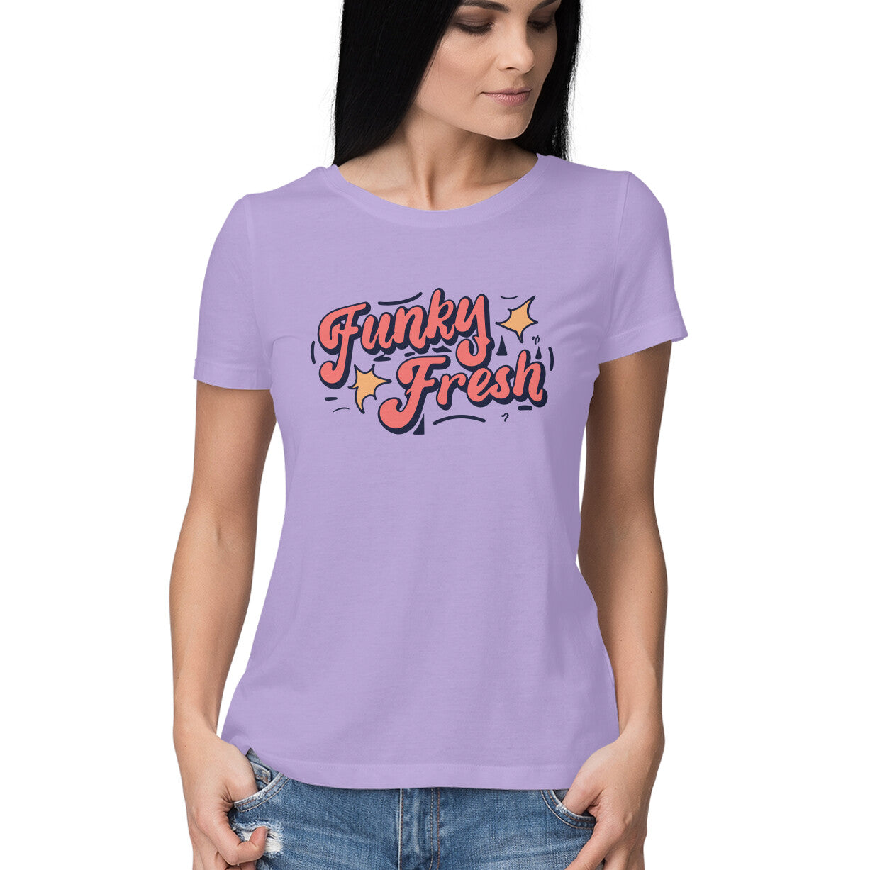 Women's Funky Fresh Graphics Printed T-Shirt