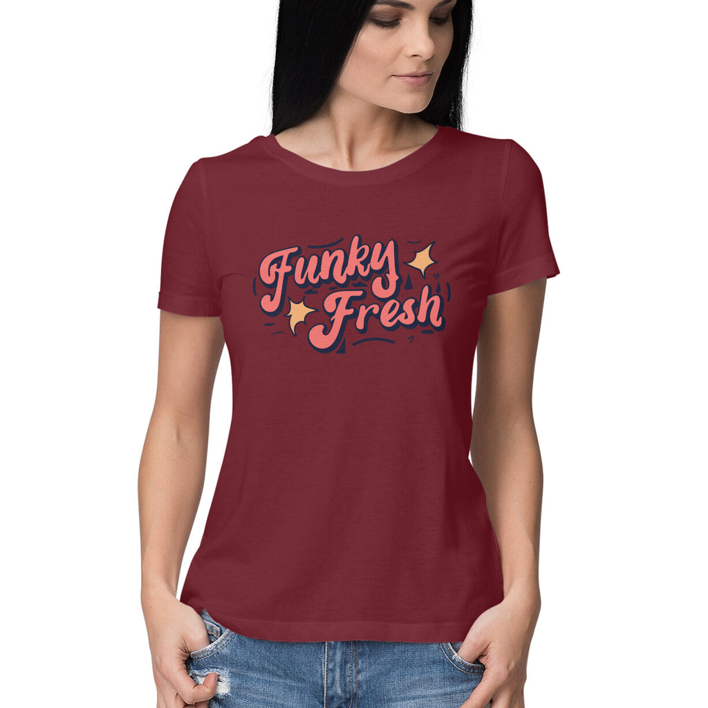 Women's Funky Fresh Graphics Printed T-Shirt