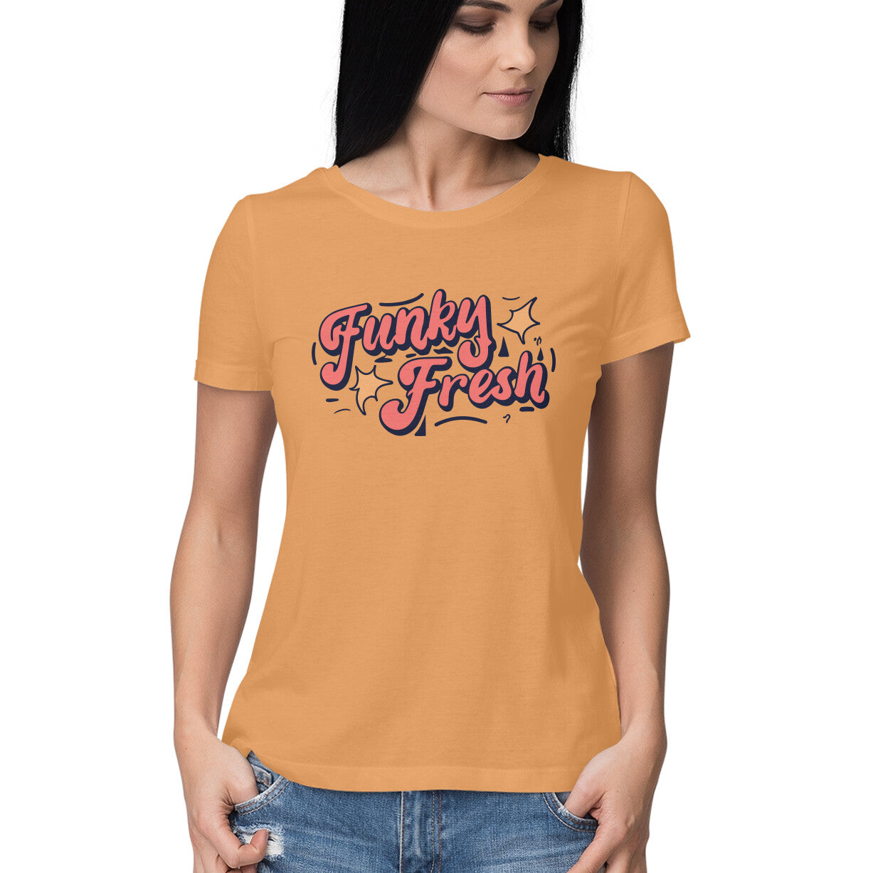 Women's Funky Fresh Graphics Printed T-Shirt