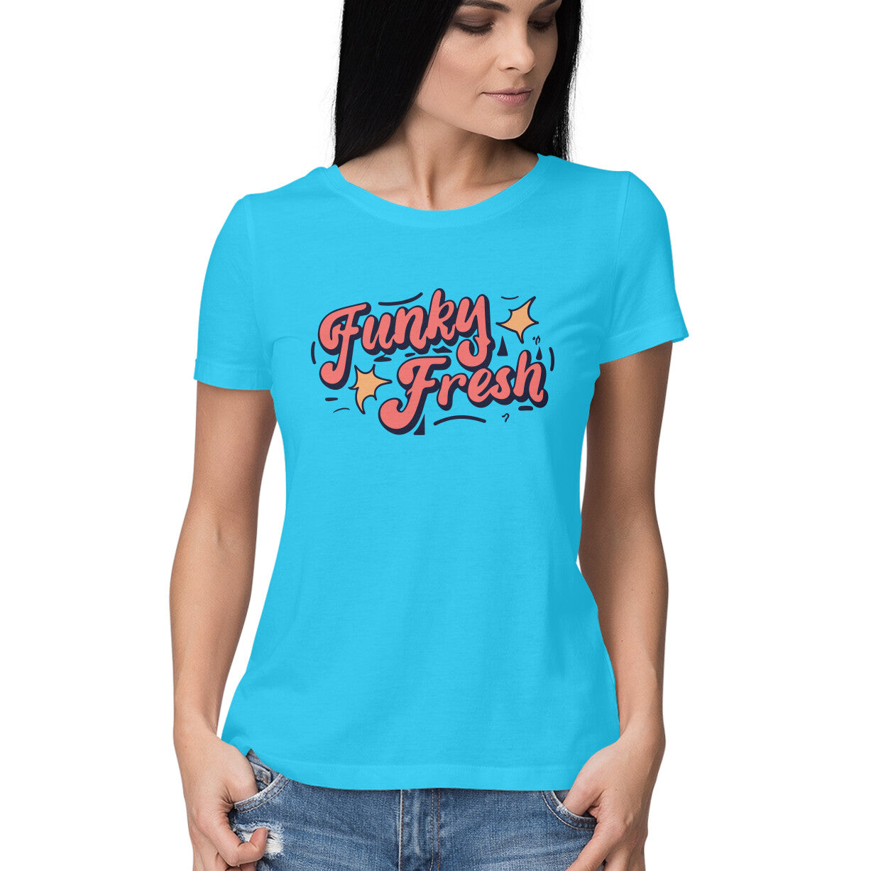 Women's Funky Fresh Graphics Printed T-Shirt