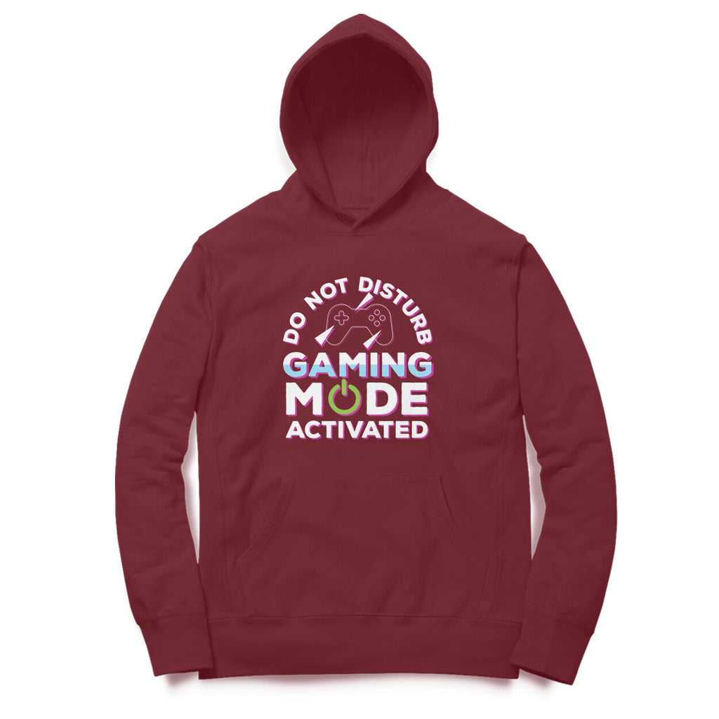 Men's Do Not Disturb Gaming Mode Activated Graphics Printed Hoodies