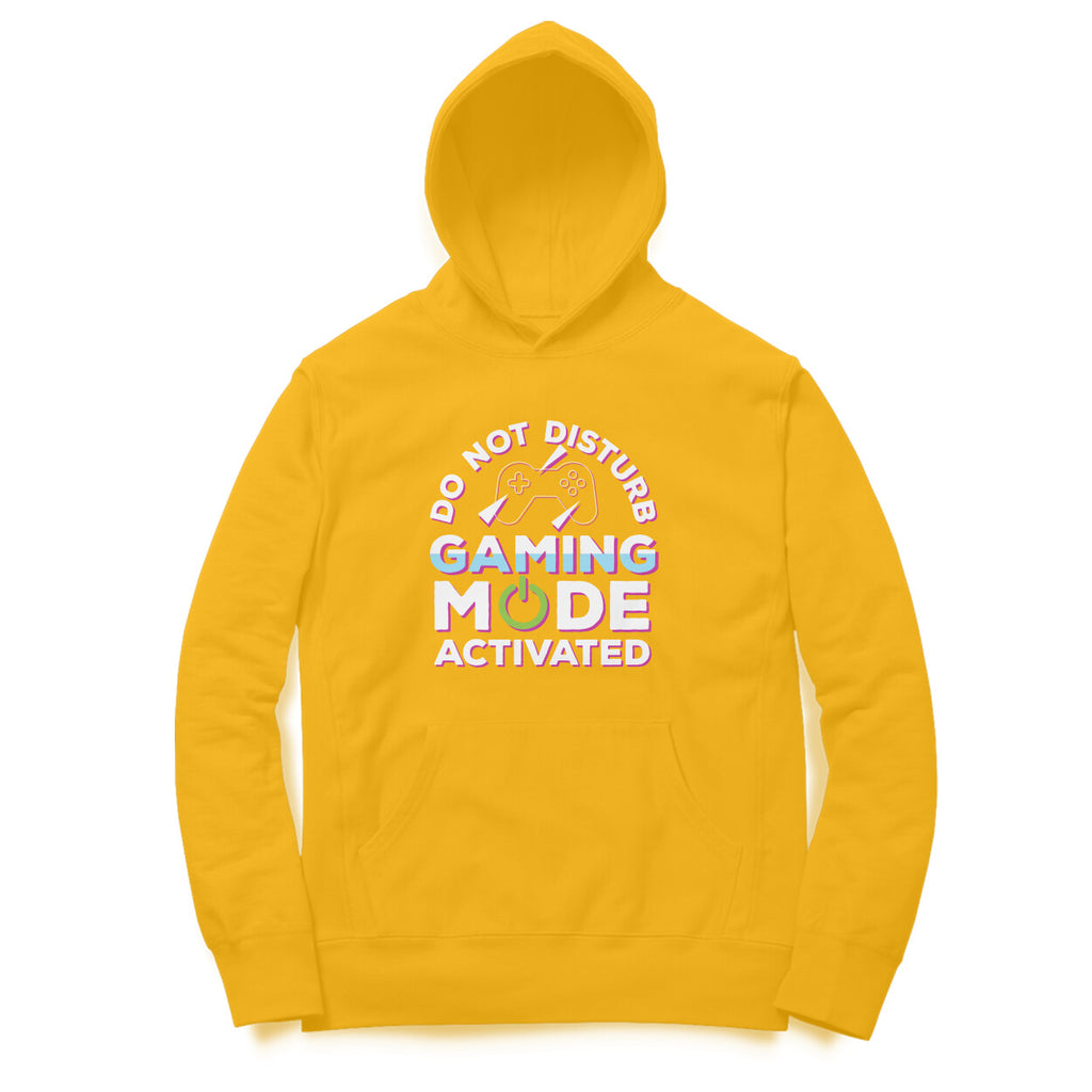 Men's Do Not Disturb Gaming Mode Activated Graphics Printed Hoodies
