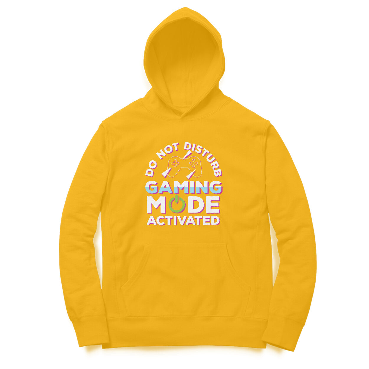 Men's Do Not Disturb Gaming Mode Activated Graphics Printed Hoodies
